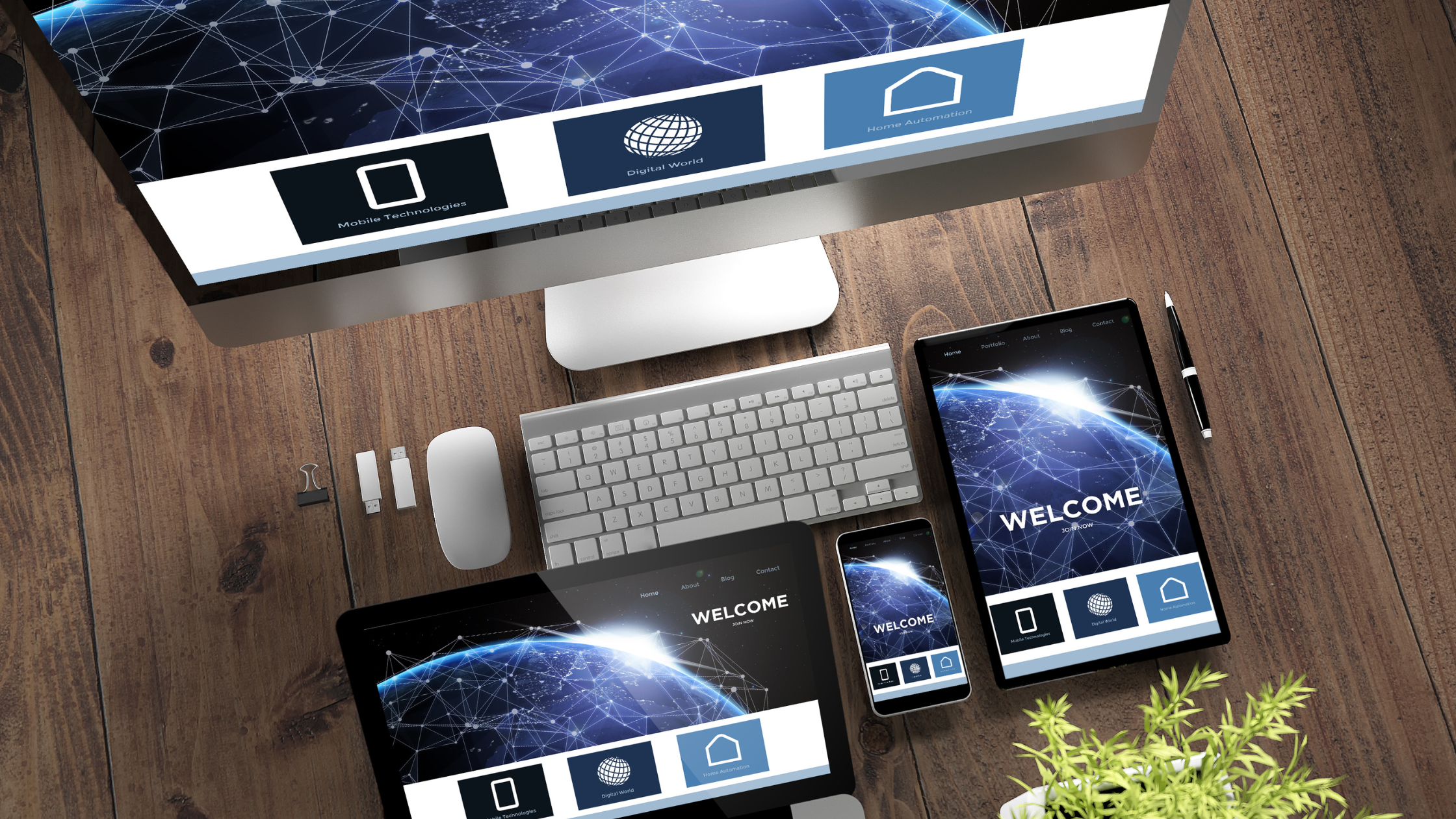 Home Pages and Landing pages