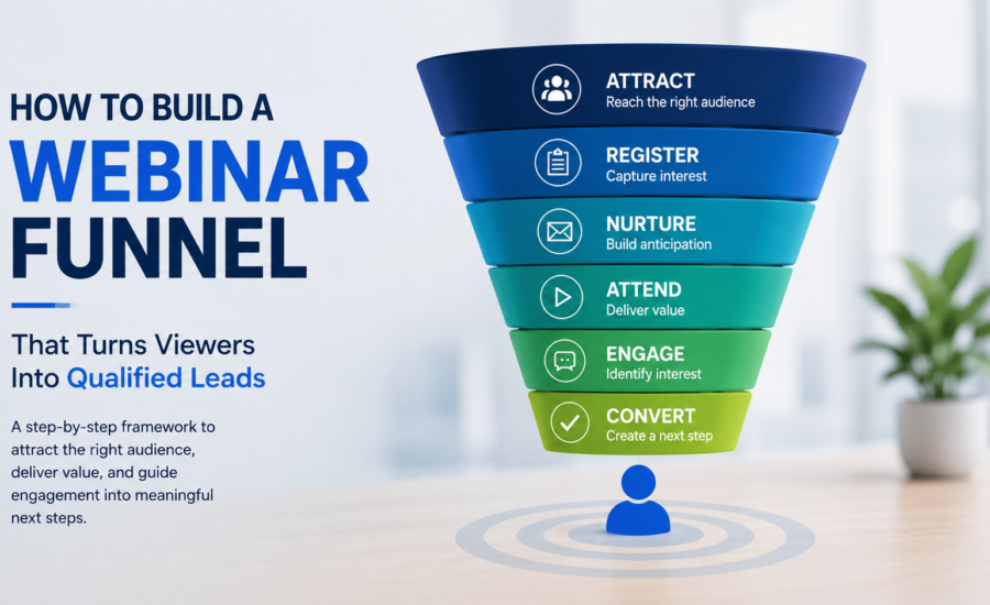 How to Build a Webinar Funnel That Turns Viewers Into Qualified Leads